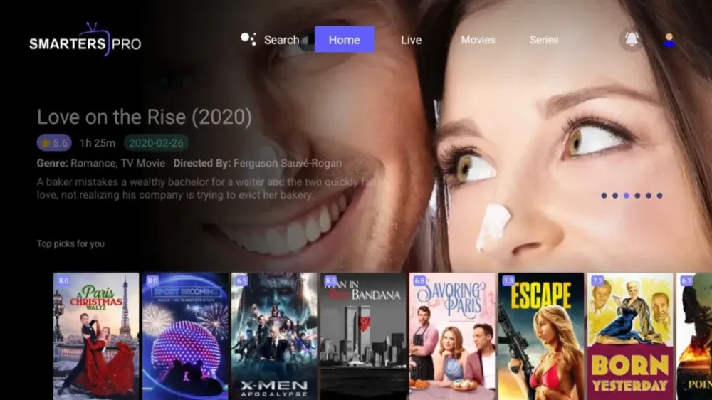 Smarters Pro op Samsung en LG Smart TV